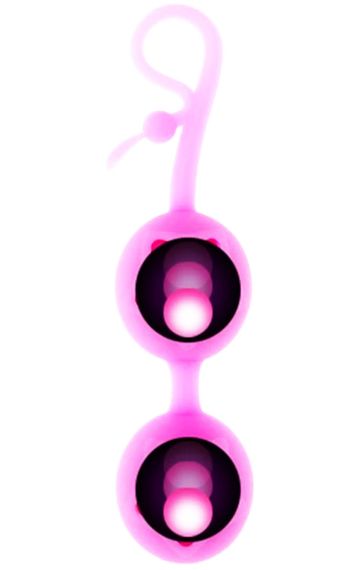 Вагинальные шарики Pink Star цвет розовый Sex Aura | Зображення 4