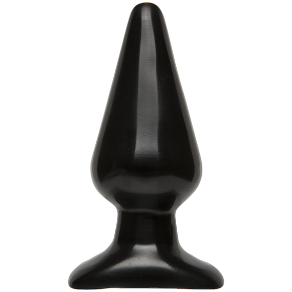 Анальна пробка Doc Johnson Smooth Classic Large - Black, макс. діаметр 5,7 см Sex Aura