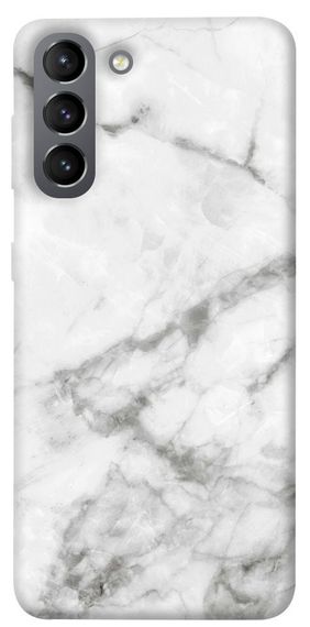 Чохол IBANAN Білий мармур 3 для Samsung Galaxy S21, Білий