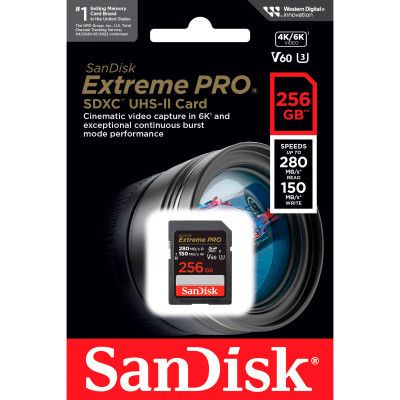 Карта памяти SanDisk 256GB SDXC class 10 UHS-I Extreme Pro (SDSDXEP-256G-GN4IN) | Зображення 2