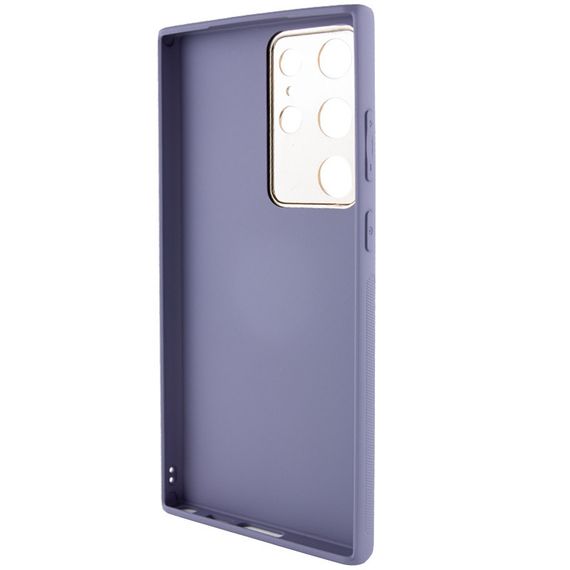Шкіряний чохол Xshield для Samsung Galaxy S23 Ultra Серый / Lavender Gray | Зображення 2