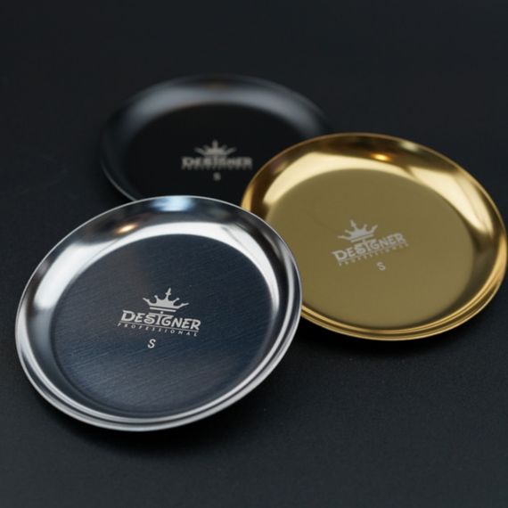 Лоток круглый для фрез Designer (диаметр 10cм) цвет золото | Зображення 3