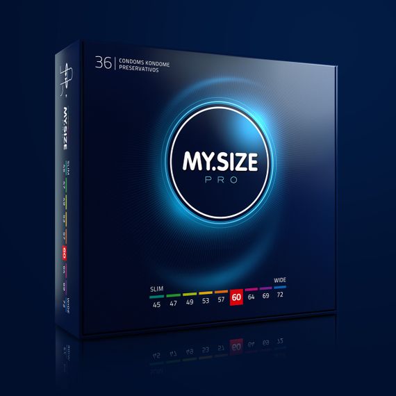 Презервативи - My.Size Pro 60, 36 шт. sexstyle