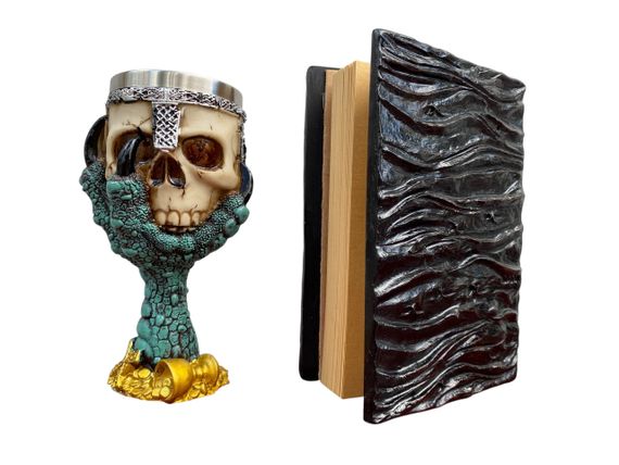 Подарунковий набір Келих 3D Лапа Дракона та Блокнот 3D «Книга, що дивиться у відповідь» | Зображення 1
