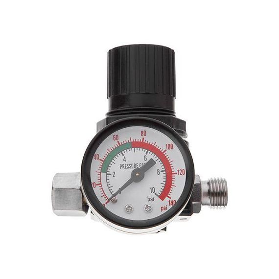 Фарбопульт пневматичний LVLP, з редуктором, верхній пластиковий бачок INTERTOOL PT-01301 | Зображення 9