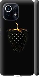 Чохол на Xiaomi Mi 11 Чорна полуниця "3585m-2253-24368"
