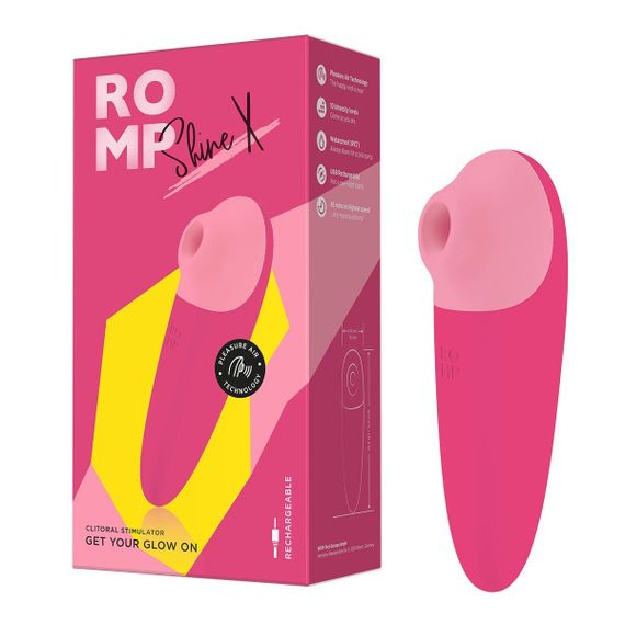 Вакуумный клиторальный стимулятор Romp Shine X, 10 уровней интенсивности | Зображення 7