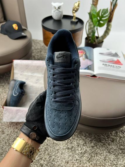 Чоловічі кросівки Air Force 1 '07 LV8 Navy (замша) А3182 44 28 | Зображення 2