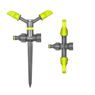 Зрошувач обертовий Bradas LIME LINE 2-х ріжковий на кілку LE-6101