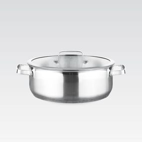 Каструля Maestro MR-3514-22, 2 л, 22 см, з нержавіючої сталі з кришкою, для всіх типів плит