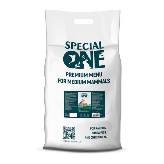 Корм для кроликов, шиншилл и морских свинок Special One, 10 кг