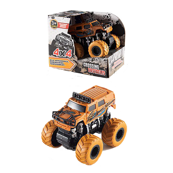 Машинка инерционная BY501-1, открытая коробка 16*11, 5*13, 5см Коричневый