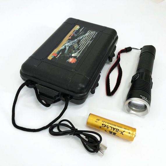 Ручной фонарик led Police BL-A92-P50 | Тактичный фонарь | Хороший фонарик | Мощный ручной CN-613 фонарик |