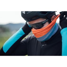 Пов'язка на шию RoadR 100 для шосейного велоспорту чорна/сіра - 60 CM