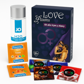 COMBO набір - (LOVE Фанти + Sys JO H2O + EXS + Pasante) XL