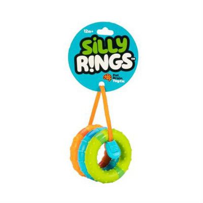 Развивающая игрушка Fat Brain Toys тактильная Магнитные кольца SillyRings 3 шт (F269ML) | Зображення 3