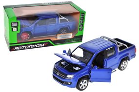 Машина металева "АВТОПРОМ" 68365 1:30 Volkswagen Amarok, батарейка, світло, звук, відкриваються двері, кор. 18*9*8см