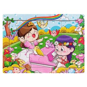 Детский деревянный пазл-вкладыш "Весна" MD 1343-19, 12 элементов