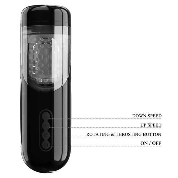 Мастурбатор PRETTY LOVE -LORELEI, Rotation 5 levels of speed control 10 thrusting settings Sex talk sexstyle | Зображення 8