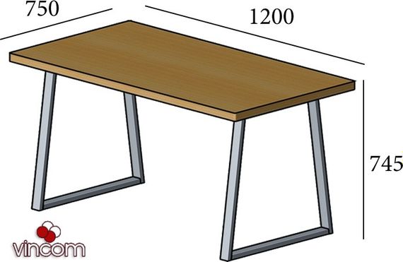 Стол обеденный Metall-Design Бинго Оверлайт 7451200750 | Зображення 3