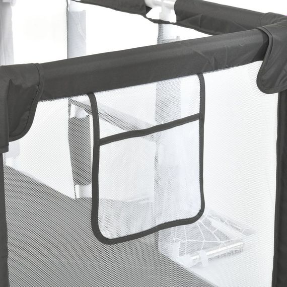 Детский манеж MR 1338-G, серый, с баскетбольным кольцом | Зображення 3