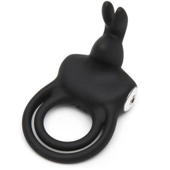 Двойное эрекционное кольцо с вибрацией Happy Rabbit Stimulating Rechargeable Rabbit Cock Ring sexstyle