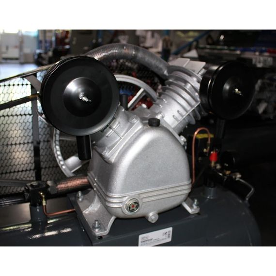 Компрессор высокого давления ременной GTM KC2090A-120L (120 л, 670 л/мин, 5.5 кВт, 380-400 В) | Зображення 3