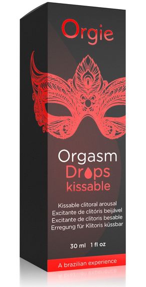 Капли для клитора ORGASM DROPS KISSABLE sexstyle