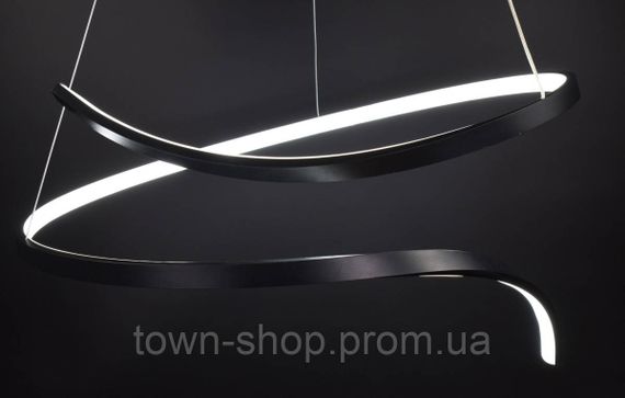 Люстра потолочная LED SG4-800-bk Черный 40-200х80х80 см. | Зображення 1