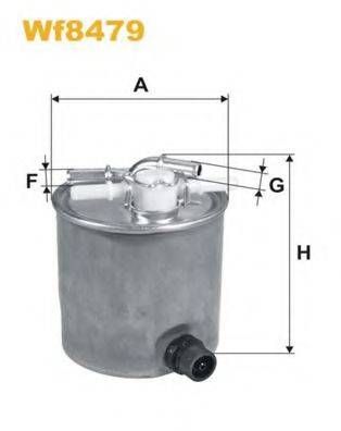 Фільтр палив.Nissan Qashqai WIX FILTERS WF8479 на NISSAN X-TRAIL (T31)