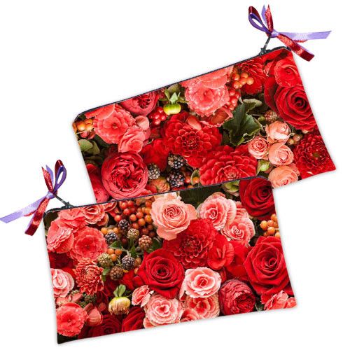 Косметичка жіноча Розочки 20х12 см (K_14M061)