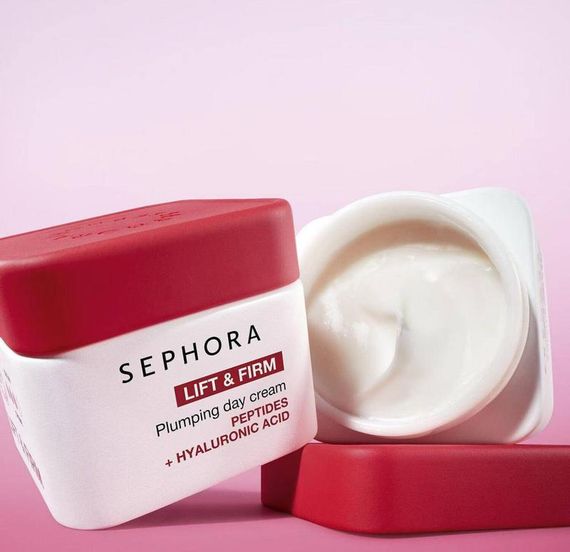 Крем с ретинолом Sephora Lift & Firm - plumping day cream with peptides + hyaluronic acid (50 ml)