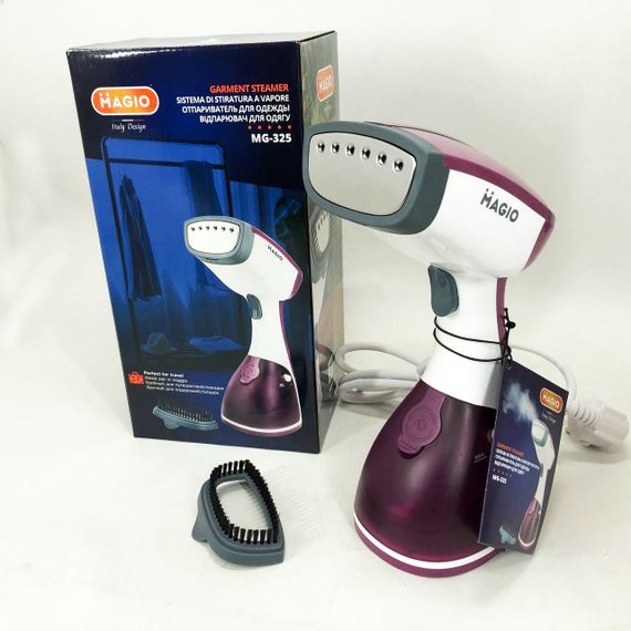 Отпариватель ручной хороший MAGIO MG-325, Отпариватель одежды для дома, Пароочиститель для вещей и штор GY-46 | Зображення 1