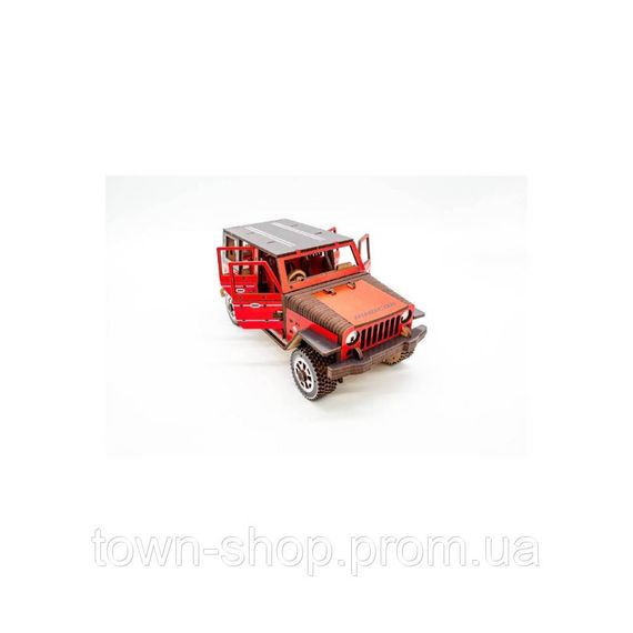 Деревянный 3D конструктор "Джип Wrangler" Арт-25162, 162 детали | Зображення 2