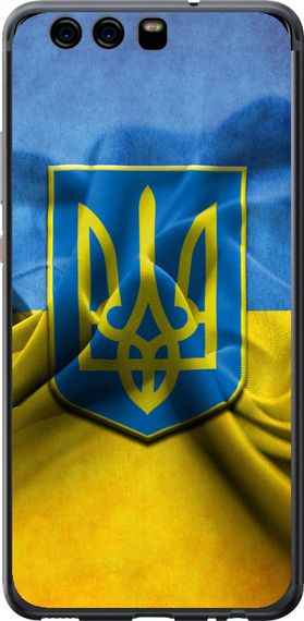 Чехол на Huawei P10 Флаг и герб Украины 1 "375u-780-17620"