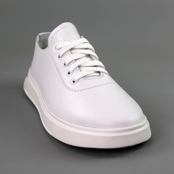 Кеди жіночі шкіряні 591364 Білі 36 37 38 39 40 41 | Зображення 1