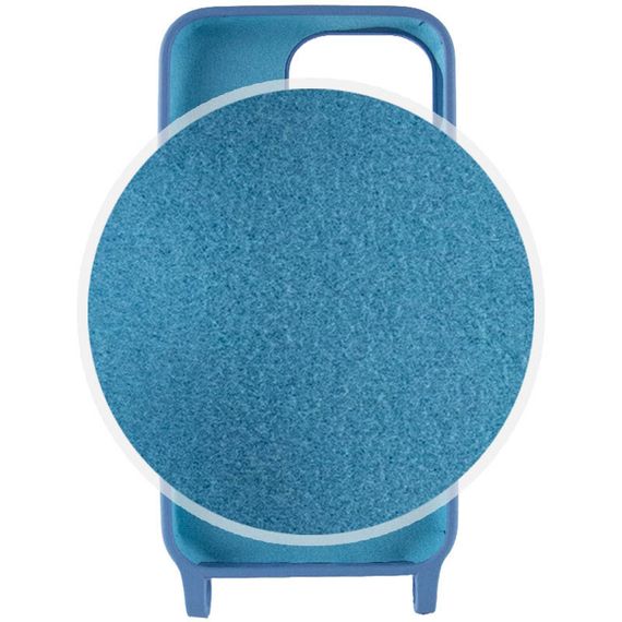 Чехол TPU two straps California для Apple iPhone 13 Pro Max (6.7") Силикон, Синий / Cosmos blue | Зображення 3