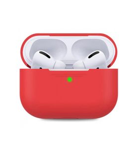 Силіконовий чохол для навушників pods PRO (Червоний)