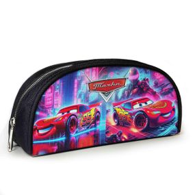 Пенал школьный с принтом Тачки Молния Маккуин 23х10х8 см детский для девочки,мальчика (3937)