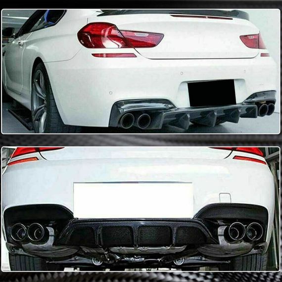 Дифузор заднього бампера Карбон V2 (M-Sport) для BMW 6 F12/F13/F06 2011-2015 рр | Зображення 3