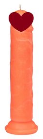 Свічка LOVE FLAME - Dildo Roma ORANGE Fluor, CPS03-ORANGE sexstyle