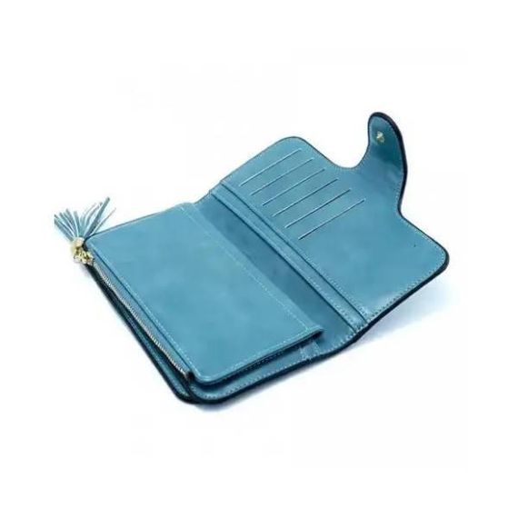 Жіночий гаманець для грошей Baellerry Синій джинс