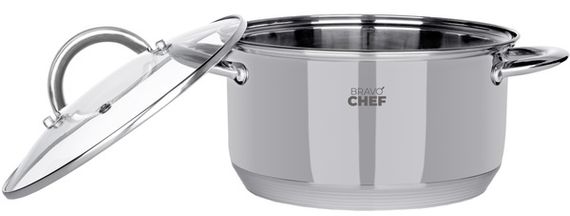 Каструля Bravo Chef 20 см (3.6 л) з кришкою | Зображення 1
