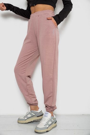 Спортивні штани жіночі, колір пудровий, 238R325 | Зображення 2