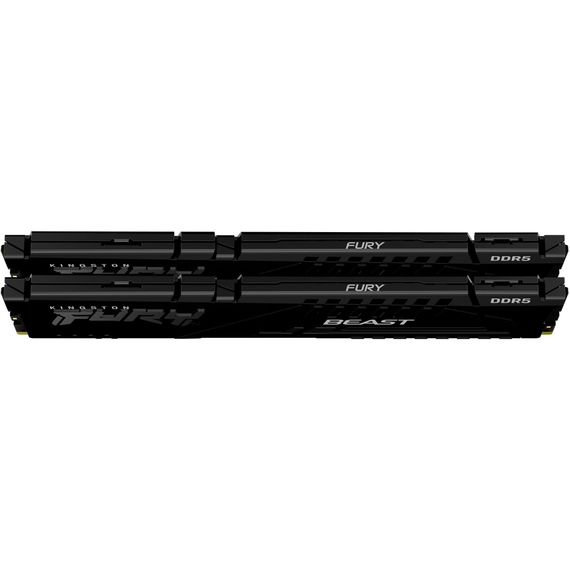Модуль пам&#039;яті для комп&#039;ютера DDR5 64GB (2x32GB) 5600 MHz FURY Beast Black Kingston Fury (ex.HyperX) (KF556C40BBK2-64) | Зображення 2