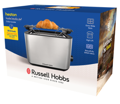 Тостер Russell Hobbs 27390-56 Heaton Brushed 2Slice Toaster | Зображення 9
