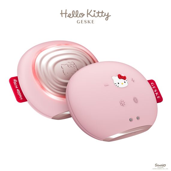 Ультразвукова маска тепло та холод GESKE Sonic Warm&Cool Mask 8в1 by Hello Kitty pink | Зображення 5