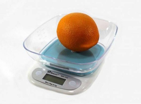 Ваги кухонні електронні Domotec ACS 125 (до 7 кг) зі знімною чашею Блакитні