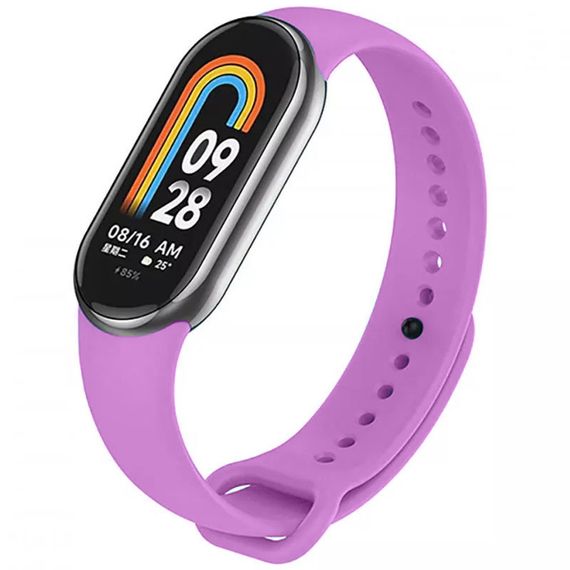 Силіконовий ремінець для Xiaomi Mi Band 8/9 Фіолетовий / Purple