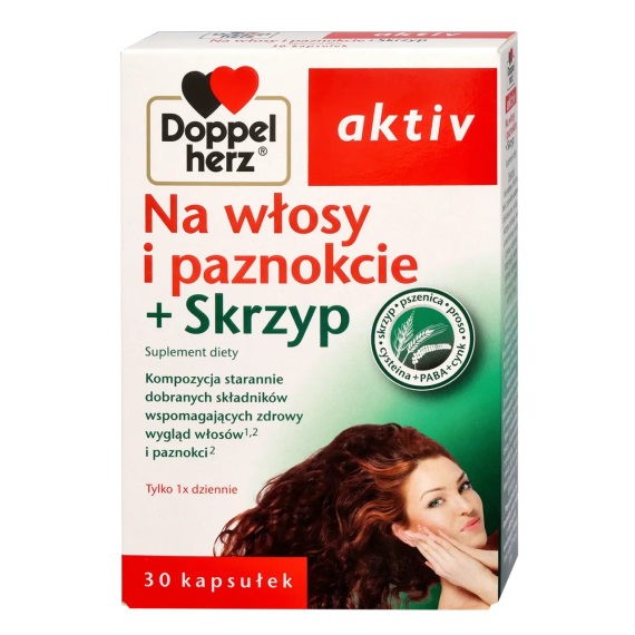 Капсули Doppelherz "Волосся + Нігті" - комплекс для зміцнення, росту та здорового вигляду
